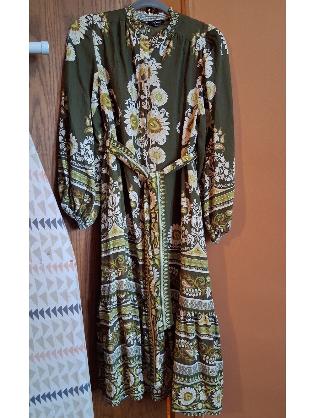 Green Floral Dress